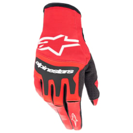 Segunda imagem do produto Luva Alpinestars Techstar 23 Vermelho Preto