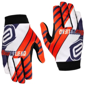 Luva Asw Race Moto Dna Vermelho Branco