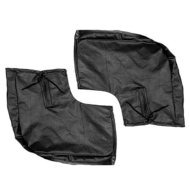 Luva de Guidão Nylon Impermeável Preto