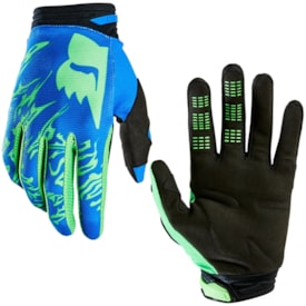 Segunda imagem do produto Luva Fox 180 Peril Azul Verde