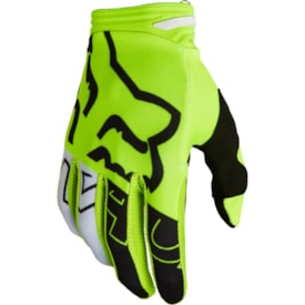 Segunda imagem do produto Luva Fox 180 Skew Amarelo Fluor