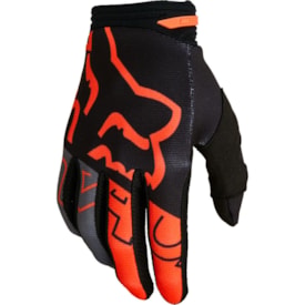 Segunda imagem do produto Luva Fox 180 Skew Preto Laranja