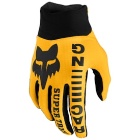 Segunda imagem do produto Luva Fox 360 Super Trick LE Preto Amarelo