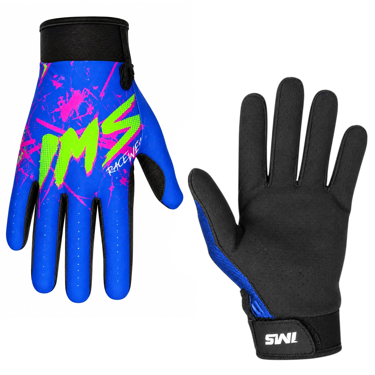 Luva Ims Splash 26 Solid Azul Fluor