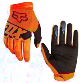 Luva Infantil Fox Dirtpaw 18 Laranja