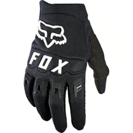Segunda imagem do produto Luva Infantil Fox Dirtpaw Preto Branco