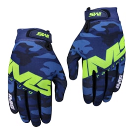 Luva Infantil Ims Army Camo Azul