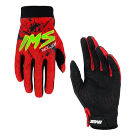 Luva Infantil Ims Splash 26 Solid Vermelho