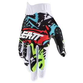 Segunda imagem do produto Luva Leatt Moto 1.5 Gripr Preto Vermelho Verde