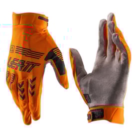 Luva Leatt Moto 2.5 X-Flow Laranja Preto