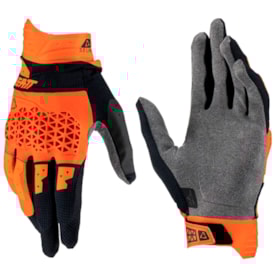 Luva Leatt Moto 3.5 Lite Preto Laranja