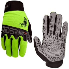 Luva Rider Mx Slim Fit Neon