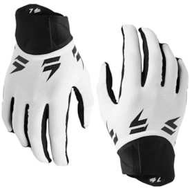 Luva Shift White Label Trac Branco Preto