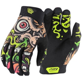 Luva Troy Lee Designs Air Bigfoot Preto Verde