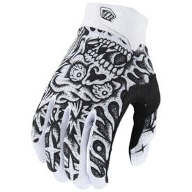 Segunda imagem do produto Luva Troy Lee Designs Air Demon White Branco Preto