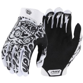 Luva Troy Lee Designs Air Demon White Branco Preto