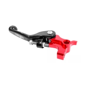 Segunda imagem do produto Manete de Embreagem Ktm 125 150 250 300 350 450 07/25 Retrátil Bms Ntech Vermelho