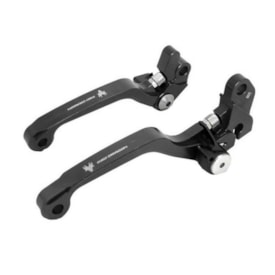 Manete Kit Crf 250r 04/06 - Crf 450r 04/06 Retrátil Red Dragon Cinza