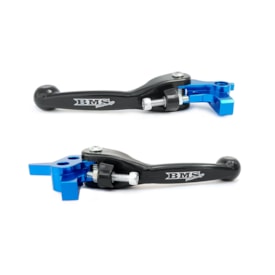 Manete Kit Ktm Sx 14/24 - Sxf 14/24 Retrátil Bms Nanotech Preto Azul