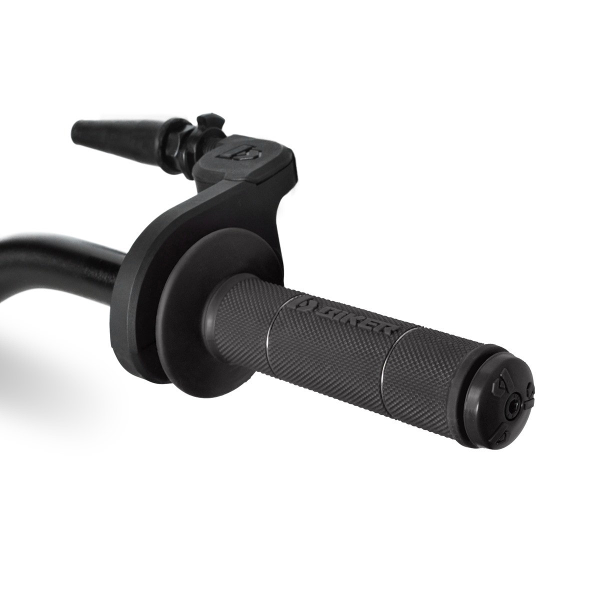 Segunda imagem do produto Manopla Biker Diamond Grip Preto com Acabamento Guidão