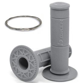 Manopla Biker Diamond Waffle Cinza