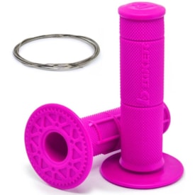 Manopla Biker Diamond Waffle Rosa