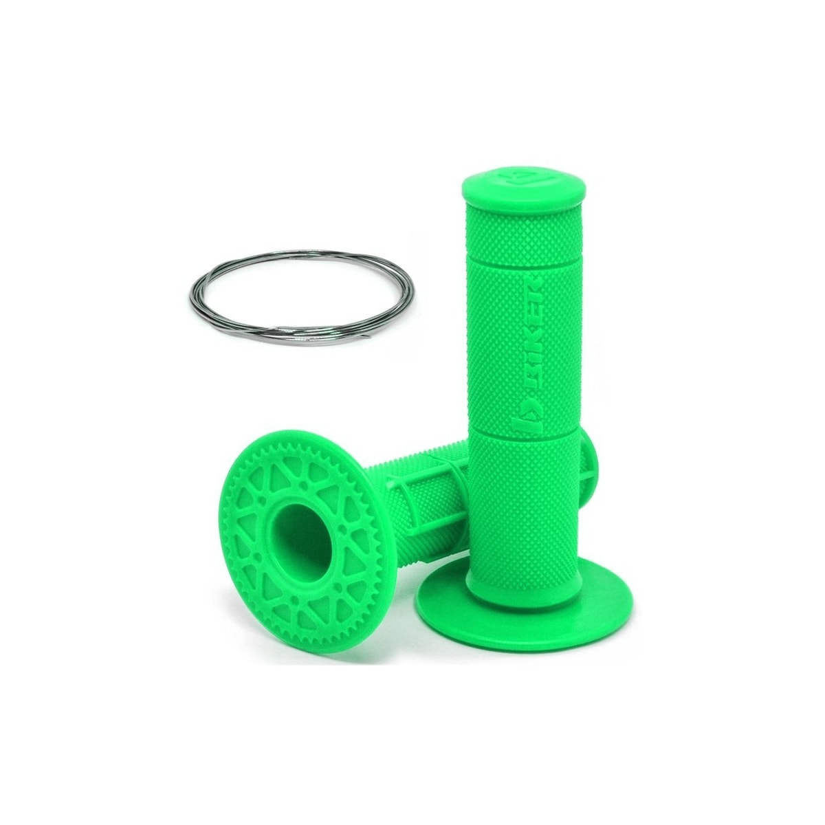 Manopla Biker Diamond Waffle Verde