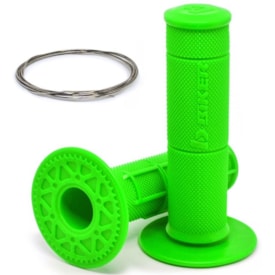 Manopla Biker Diamond Waffle Verde Neon
