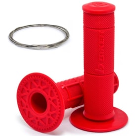 Manopla Biker Diamond Waffle Vermelho