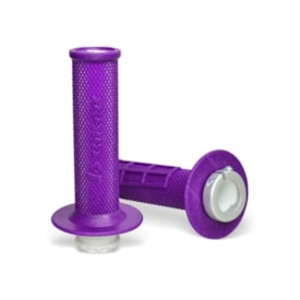 Segunda imagem do produto Manopla Biker Lock On Motos Nacionais Roxo