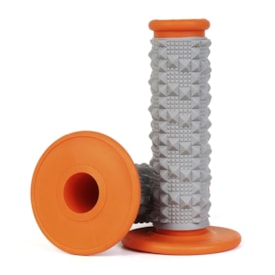 Manopla Br Parts Xtremer Cinza Laranja