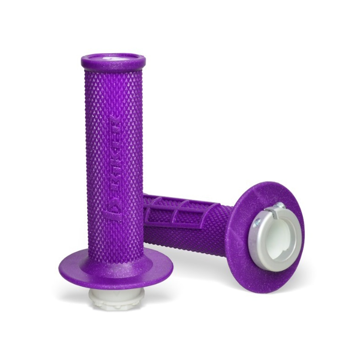 Segunda imagem do produto Manopla Honda - Yamaha - Kawasaki Biker Lock On Roxo