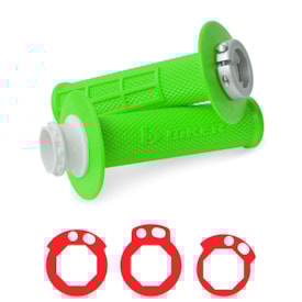 Manopla Honda - Yamaha Lock On Biker Verde