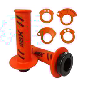 Manopla Ktm 125 250 300 350 450 Sx Sxf Exc Excf Amx Lock On Pro Laranja Preto