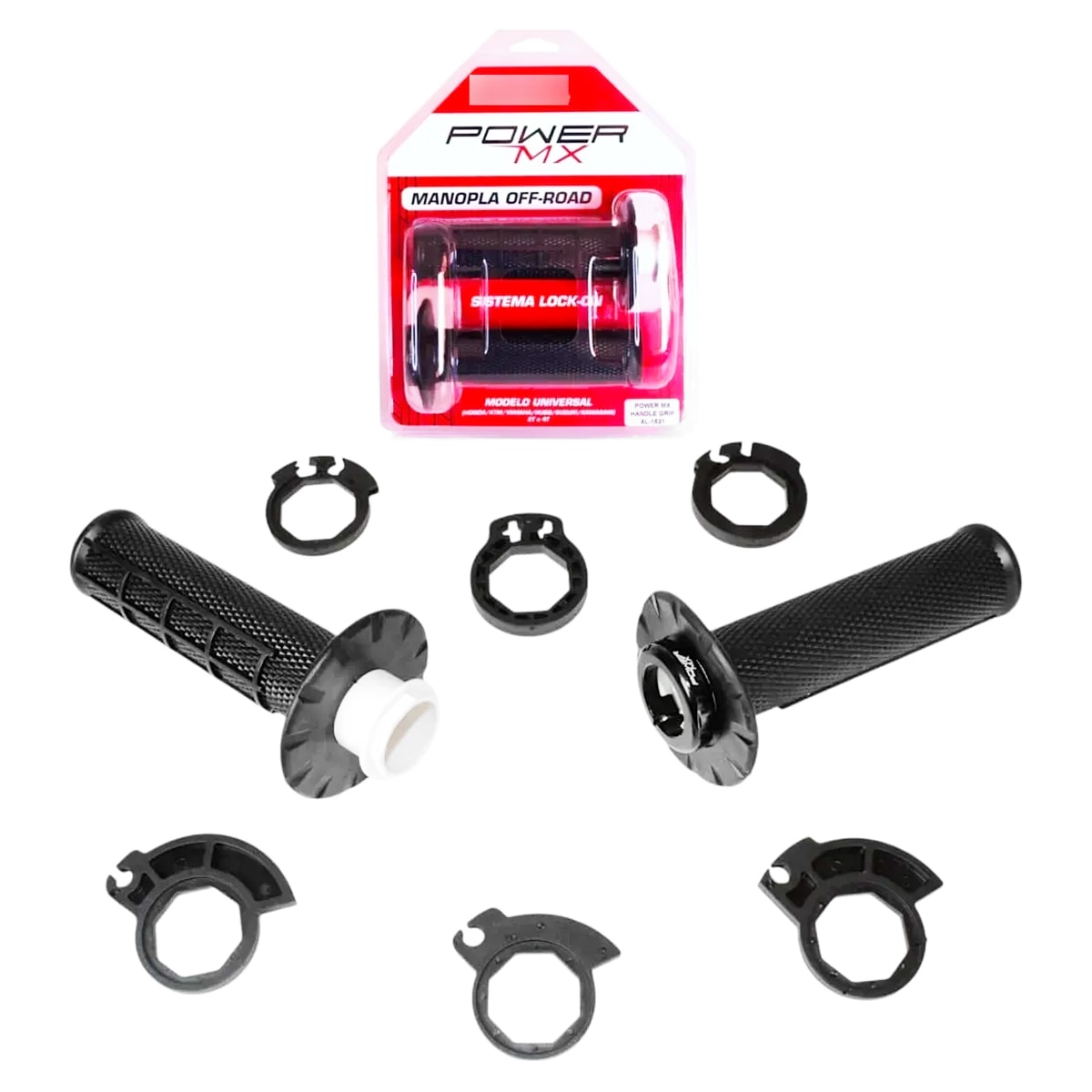 Segunda imagem do produto Manopla Power Mx Lock On Universal Preto