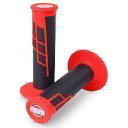Manopla Protaper Clamp On 1/2 Waffle Vermelho Preto