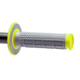 Manopla Renthal Dual Tapered Diamond/Waffle Amarelo