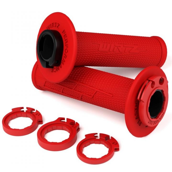 Tubo de Acelerador com Manopla Crf 230 - Crf 250f Vermelho Wirtz