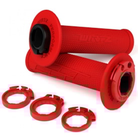 Manopla Wirtz Crf 250 - Crf 450 r/x Vermelho Com Tubo Acelerador