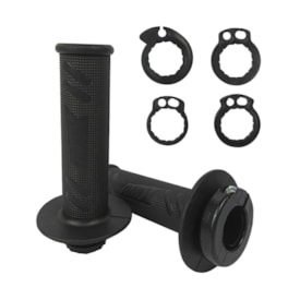 Manopla Yamaha - Kawasaki - Suzuki Amx Lock On Lite Preto