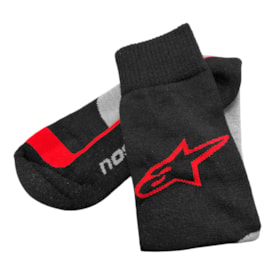 Segunda imagem do produto Meião Alpinestars Motocross Preto Vermelho