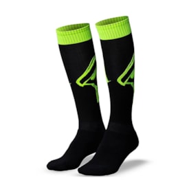 Meião Asw Icon 19 Preto Verde