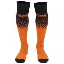 Meião Br Parts Halftone Preto Laranja