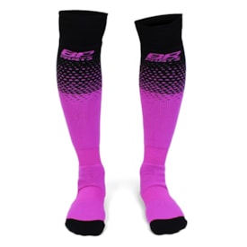 Meião Br Parts Halftone Preto Rosa