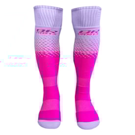 Meião Br Parts Halftone Roxo Rosa