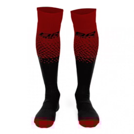 Meião Br Parts Halftone Vermelho Preto