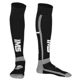Meião Ims Sprint Preto Cinza