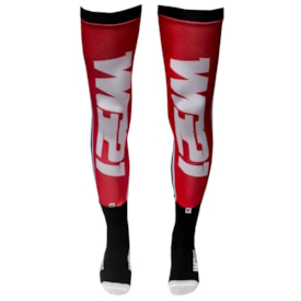 Meião Wg Infantil Vermelho Branco