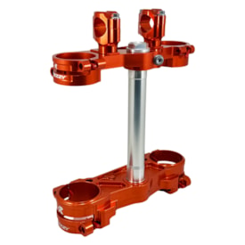 Mesa de Guidão Ktm 125 250 300 350 450 Sx Sxf 23/27 Completa Rezzy Laranja