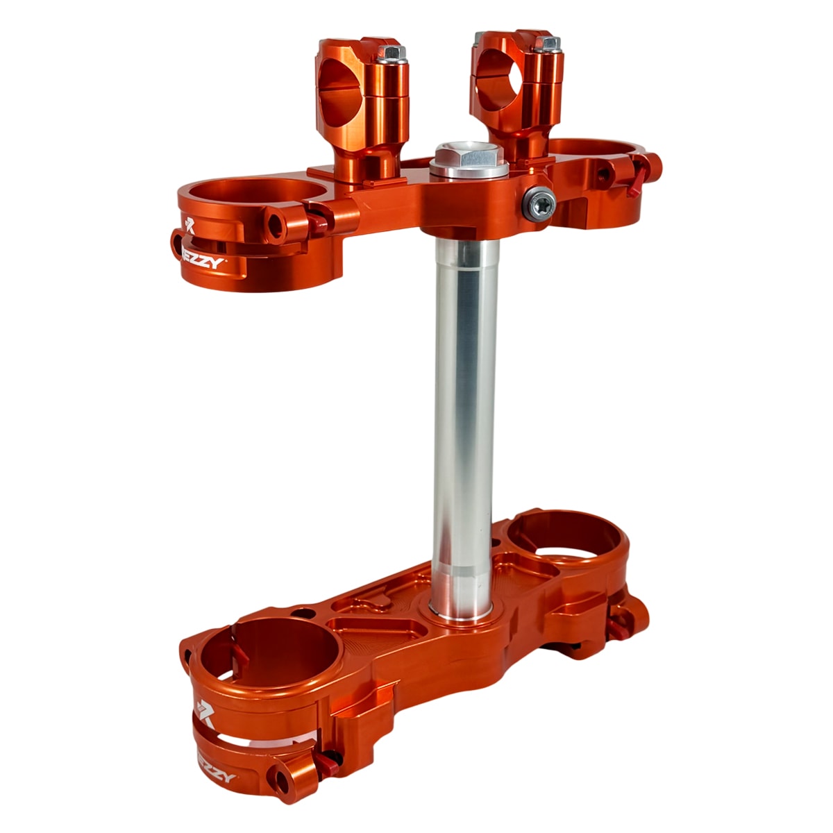 Mesa de Guidão Ktm 150 250 300 350 450 500 Exc Excf 24/27 Completa Rezzy Laranja